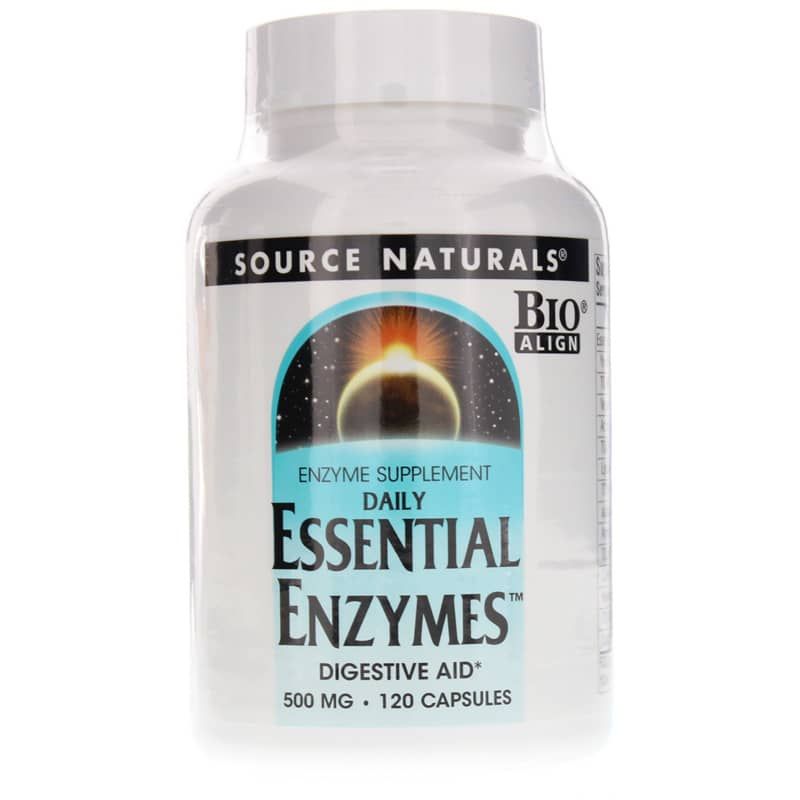Essential Enzymes 500 Mg, 120 Capsules | Основні ферменти 500 мг, 120 капсул