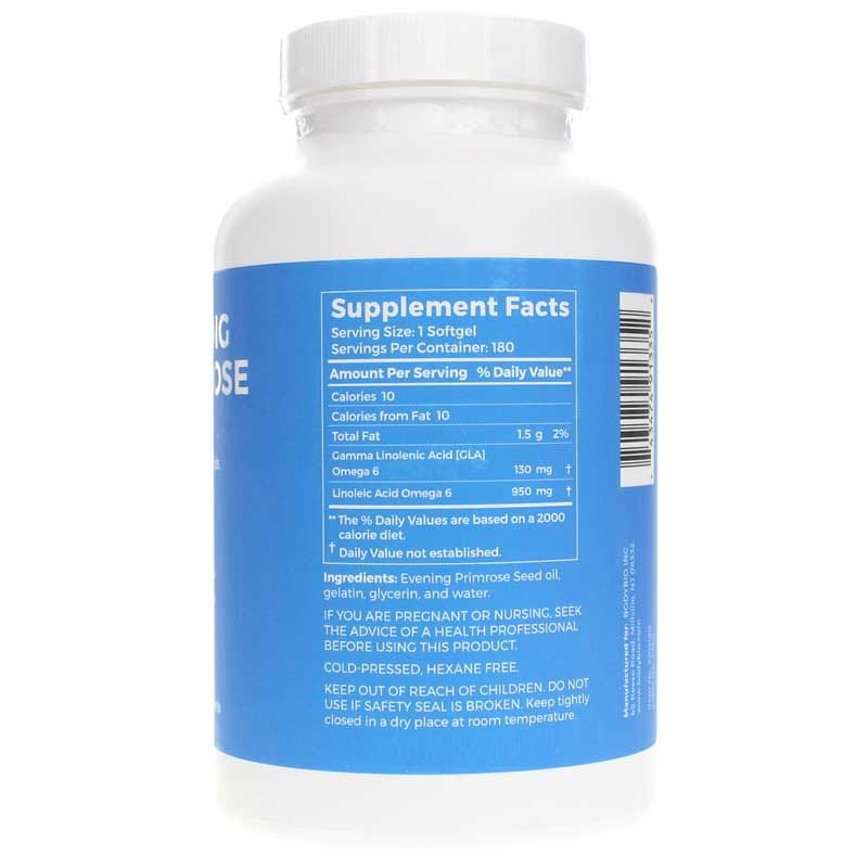 Evening Primrose Oil, BodyBio, 180 Softgels | Олія примули вечірньої, BodyBio, 180 гелевих капсул