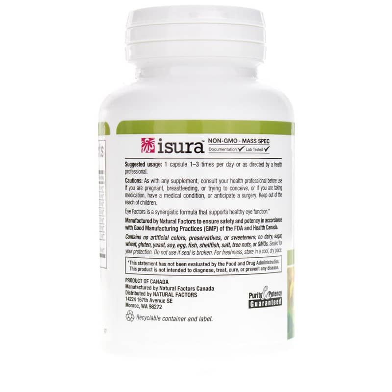 Eye Factors with 2 Mg Lutein | Глазные факторы с 2 мг лютеина