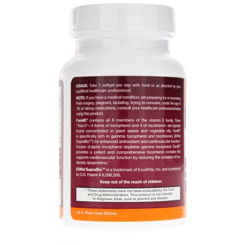 Famil-E Vitamin E 60 IU | Витамин Е 60 МЕ