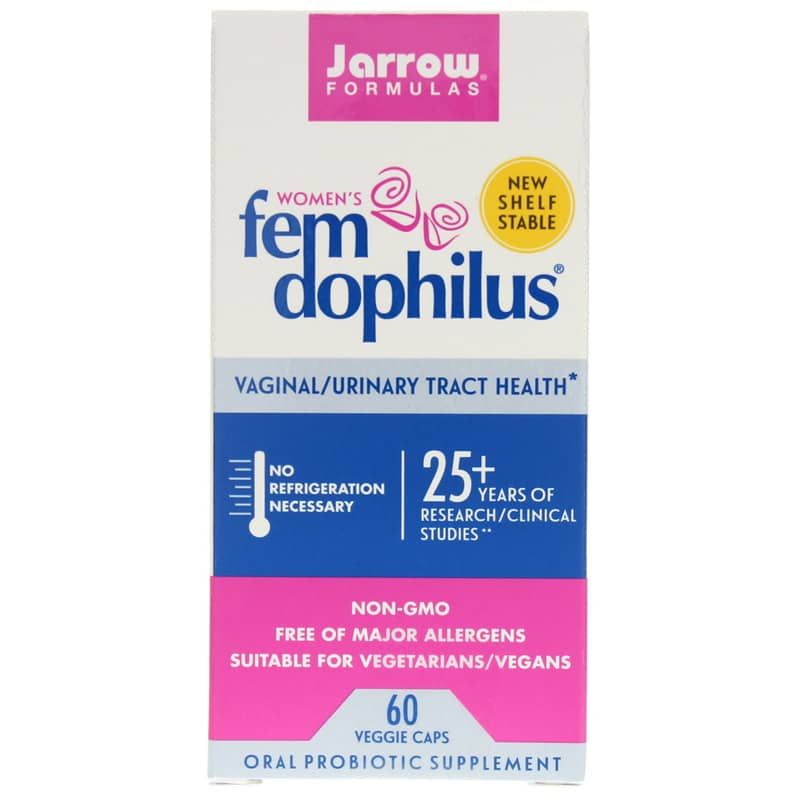 Fem-Dophilus Shelf Stable, 60 Veg Capsules | Фем-дофилус стабильный, 60 вегетерианских капсул