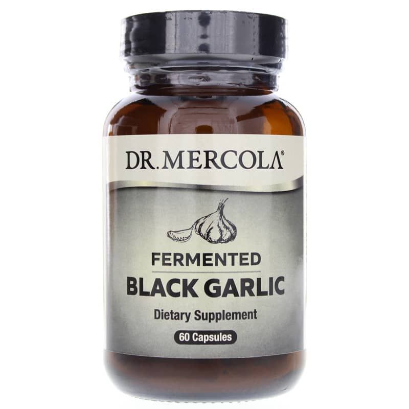 Fermented Black Garlic, 60 Capsules | Ферментированный чёрный чеснок, 60 капсул