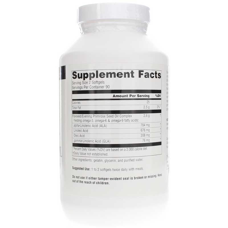 Flax Seed-Primrose Oil, 180 Softgels | Масло семян льна и примулы, 180 гелевых капсул