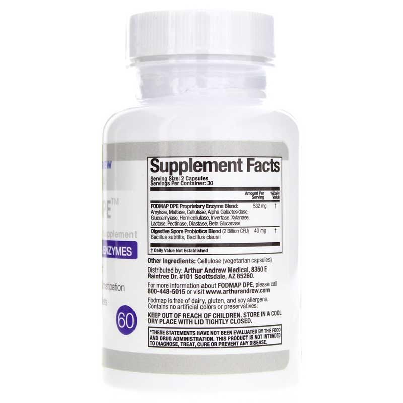FODMAP DPE Digestive Probiotics, 60 Capsules | FODMAP DPE пищеварительные пробиотики, 60 капсул
