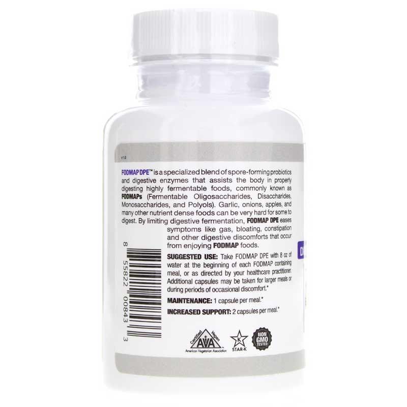 FODMAP DPE Digestive Probiotics, 60 Capsules | FODMAP DPE пищеварительные пробиотики, 60 капсул