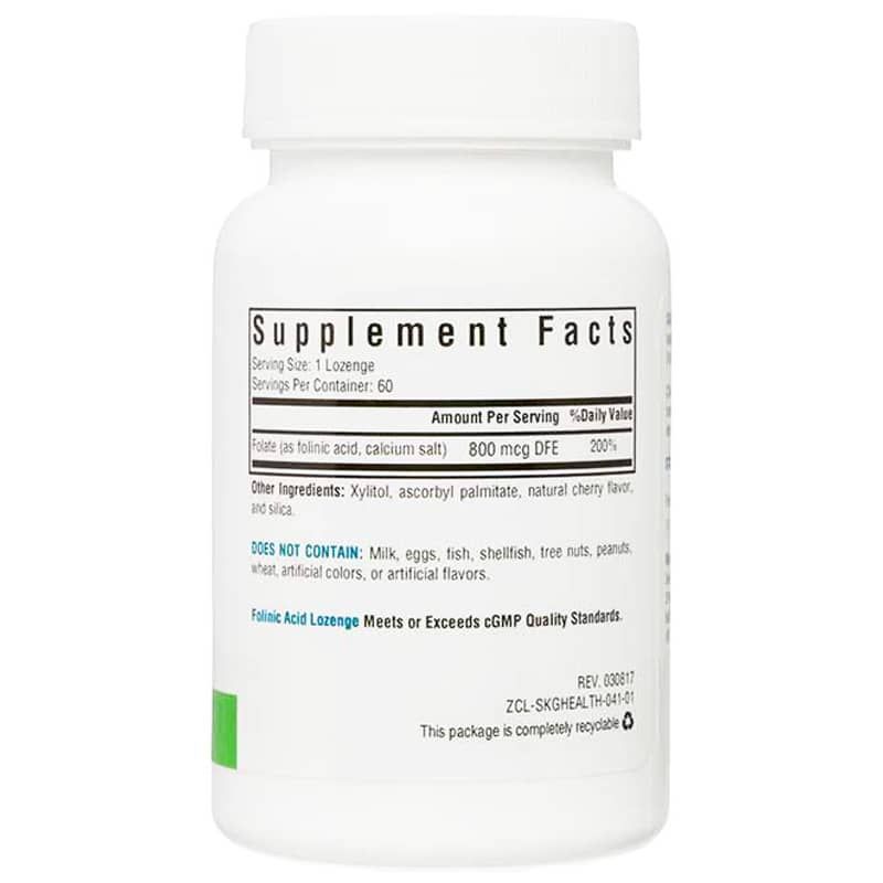 Folinic Acid Lozenge 800 Mcg | Пастилки с фолиевой кислотой 800 мкг