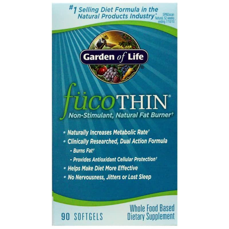 FucoThin Natural Fat Burner, 90 Softgels | Натуральний жироспалювач FucoThin, 90 гелевих капсул