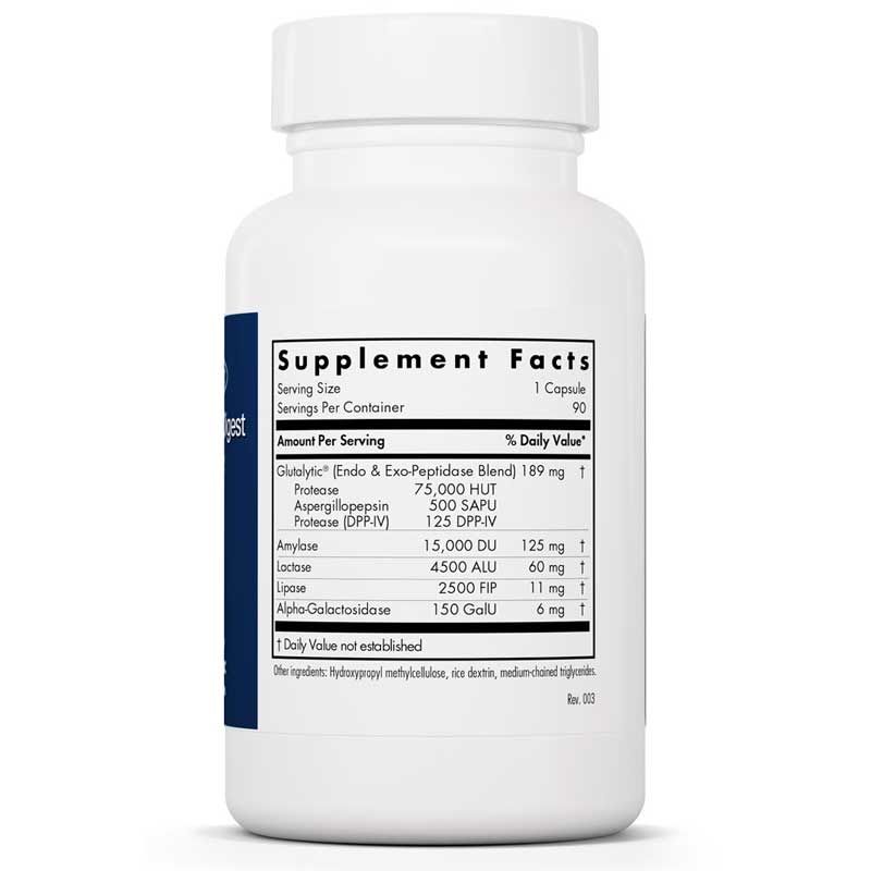 Full Spectrum Digest with Glutalytic, 90 Veg Capsules | Повний спектр дайджесту з глюталітиком, 90 вегетеріанських капсул