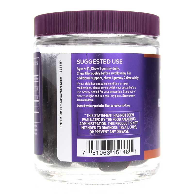 Gaia Kids Black Elderberry Kids Daily Gummies, 40 Gummies | Gaia kids black elderberry kids daily gummies, 40 жевательных резинок