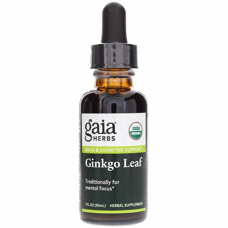 Ginkgo Leaf Organic, 1 Oz | Лист гинкго органический, 1 унция
