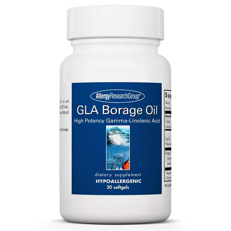 GLA Borage Oil, 30 Softgels | Масло бурачника GLA, 30 гелевых капсул