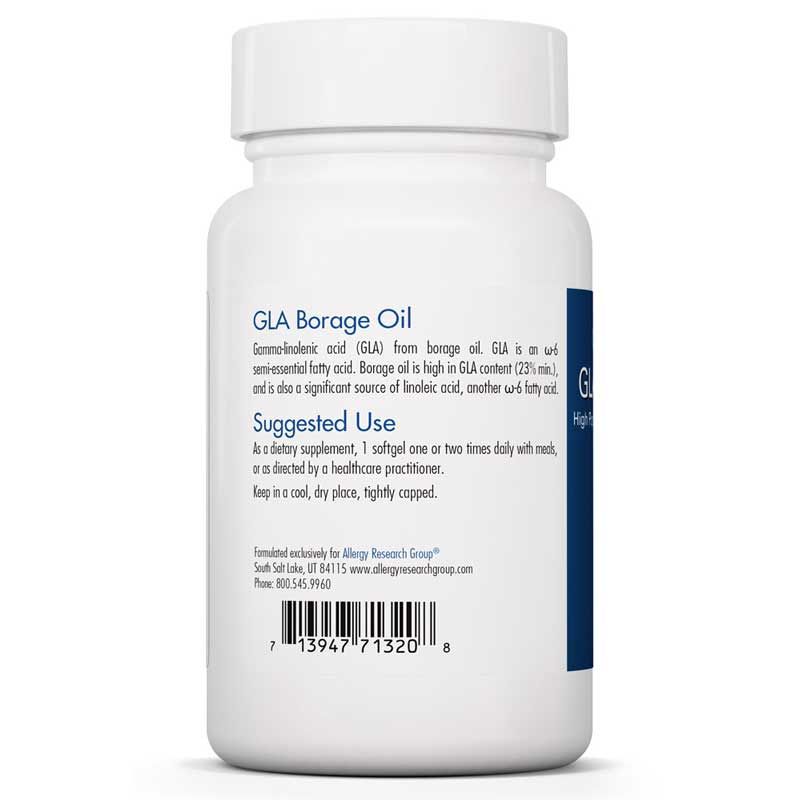 GLA Borage Oil, 30 Softgels | Масло бурачника GLA, 30 гелевых капсул