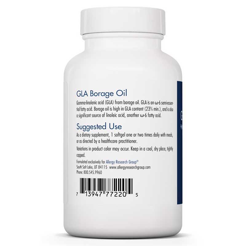 GLA Borage Oil, 90 Softgels | Масло бурачника GLA, 90 гелевих капсул