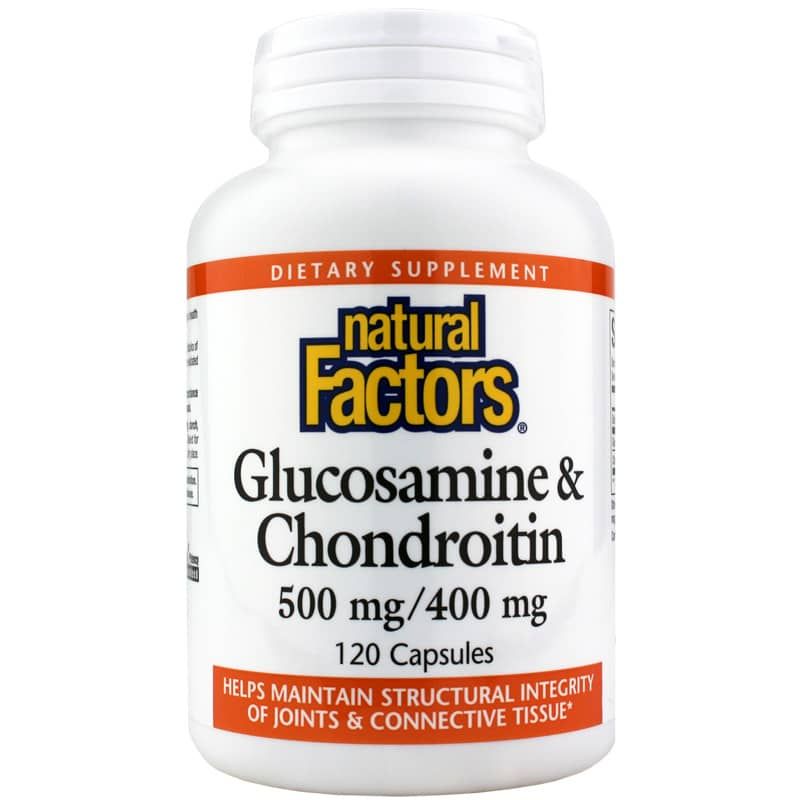 Glucosamine &amp; Chondroitin 500 Mg/400 Mg, 120 Capsules | Глюкозамін і хондроїтин 500 мг/400 мг, 120 капсул