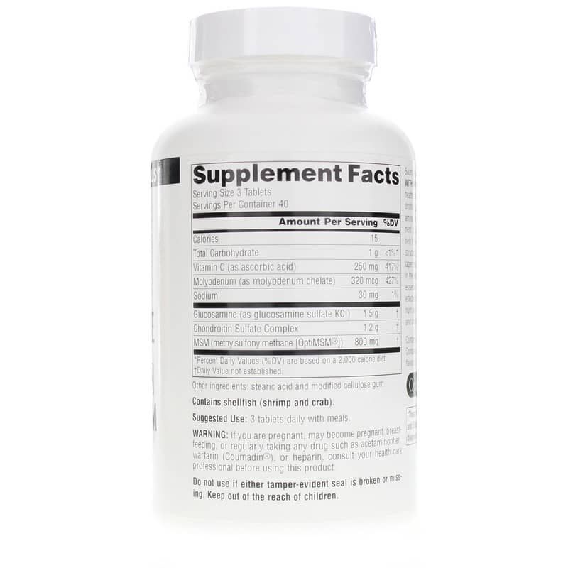 Glucosamine Chondroitin Complex with MSM, 120 Tablets | Глюкозамин-хондроитиновый комплекс с МСМ, 120 таблеток