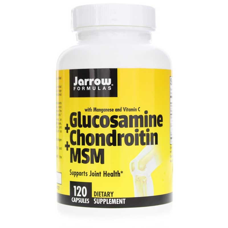 Glucosamine + Chondroitin + MSM, 120 Capsules | Глюкозамин, хондроитин и MSM, 120 капсул