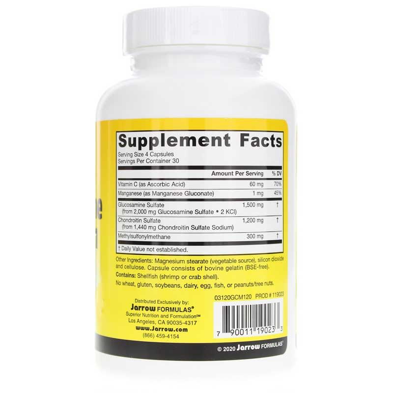 Glucosamine + Chondroitin + MSM, 120 Capsules | Глюкозамин, хондроитин и MSM, 120 капсул