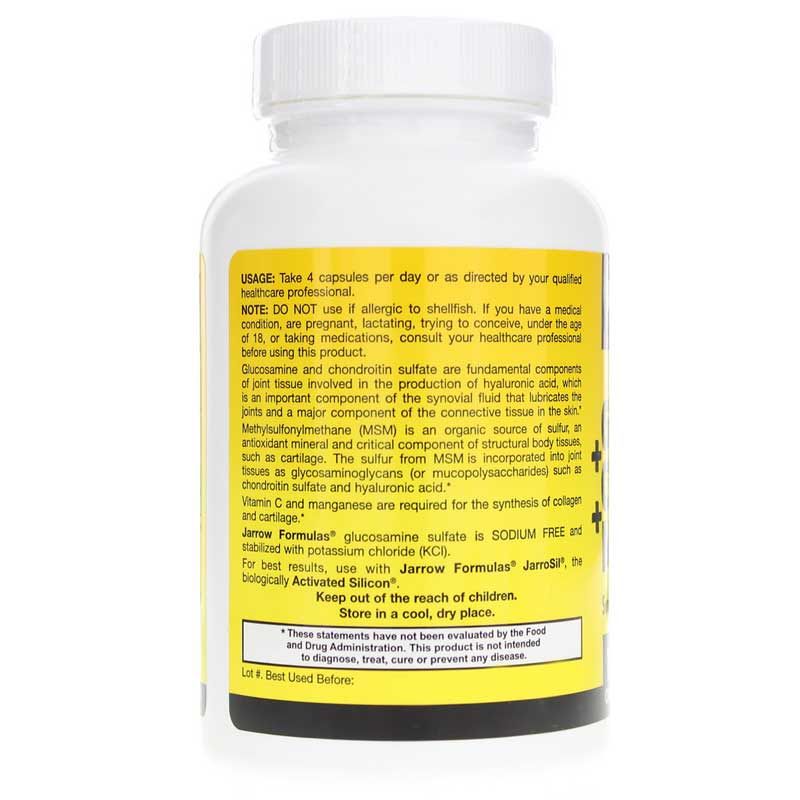 Glucosamine + Chondroitin + MSM, 120 Capsules | Глюкозамин, хондроитин и MSM, 120 капсул