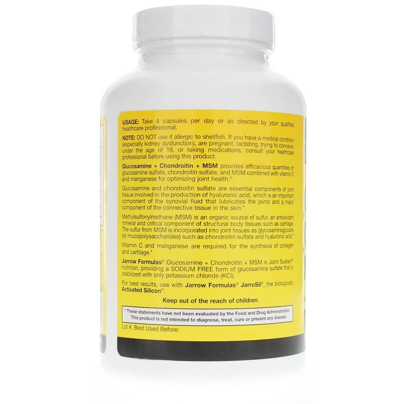 Glucosamine + Chondroitin + MSM, 240 Capsules | Глюкозамин, хондроитин и MSM, 240 капсул