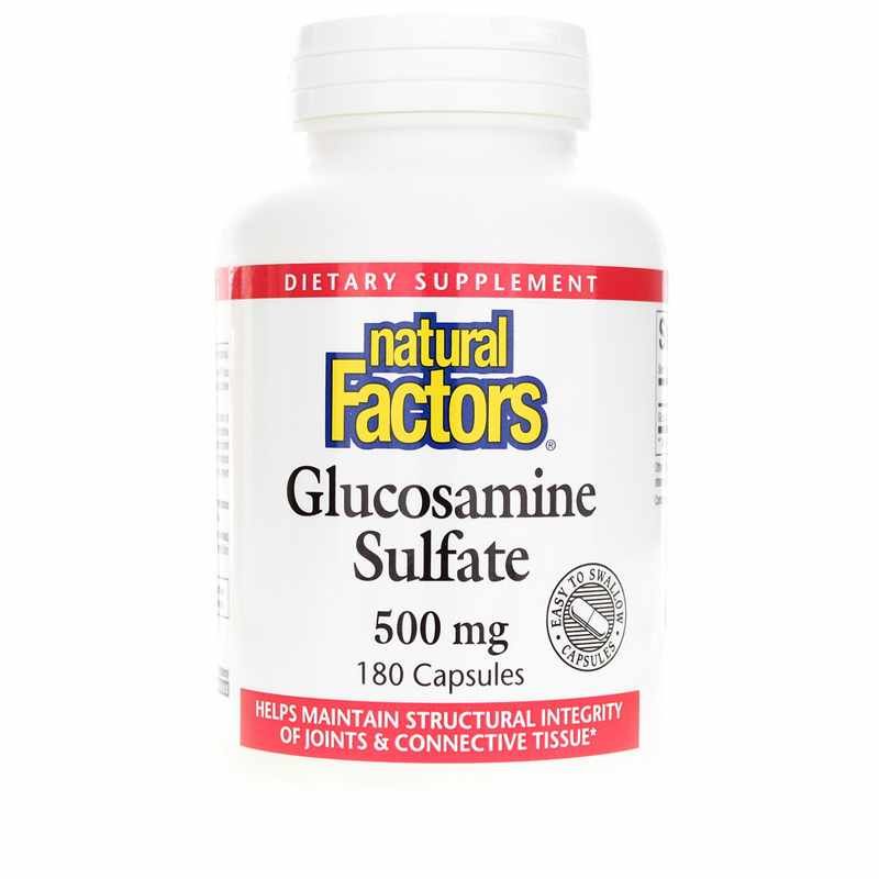 Glucosamine Sulfate 500 Mg, 180 Capsules | Глюкозамін сульфат 500 мг, 180 капсул