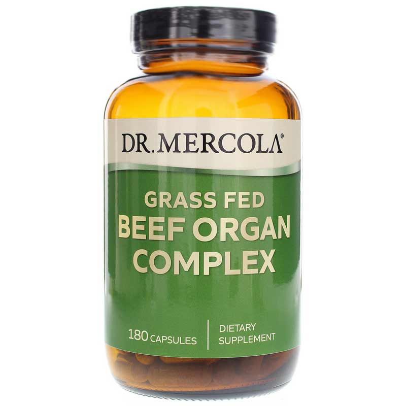 Grass Fed Beef Organ Complex, 180 Capsules | Комплекс органов говядины травяного откорма, 180 капсул
