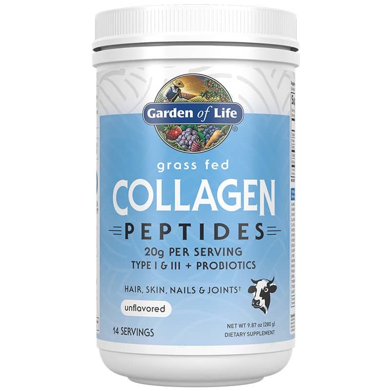 Grass Fed Collagen Peptides, Unflavored, 14 Servings | Коллагеновые пептиды растительного происхождения, Неароматизированный, 14 порций