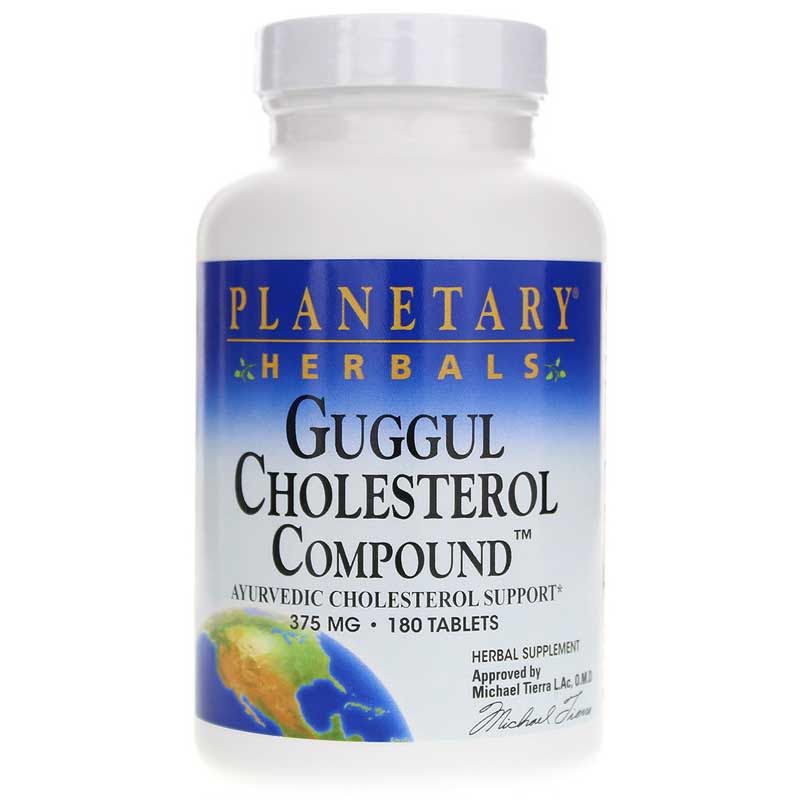 Guggul Cholesterol Compound, 180 Tablets | Соединение гуггула с холестерином, 180 таблеток
