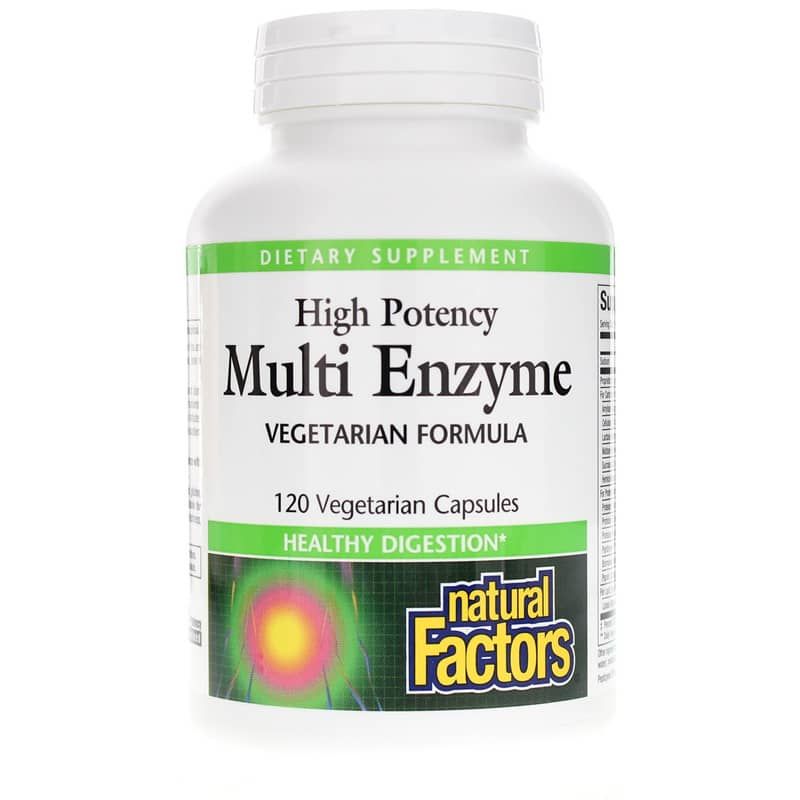 High Potency Multi Enzyme, 120 Veg Capsules | Высокоэффективный мультифермент, 120 вегетерианских капсул