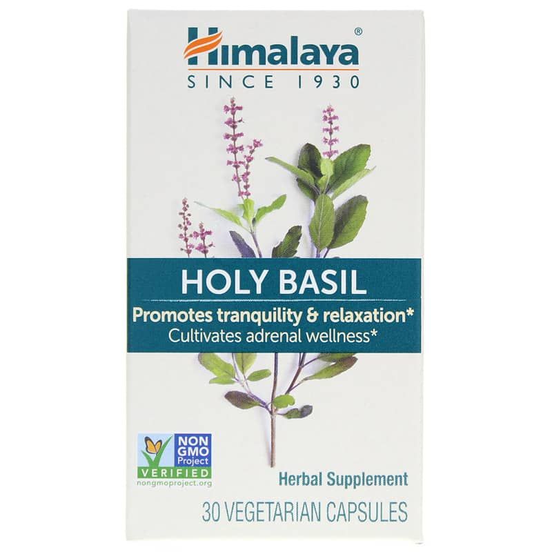 Holy Basil, 30 Veg Capsules | Священный базилик, 30 вегетерианских капсул
