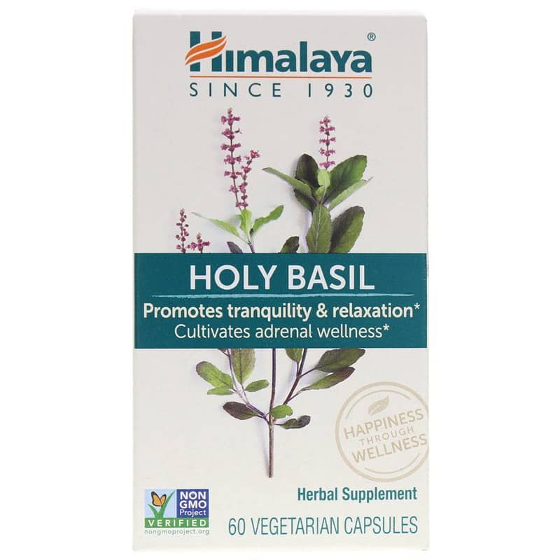 Holy Basil, 60 Veg Capsules | Священный базилик, 60 вегетерианских капсул