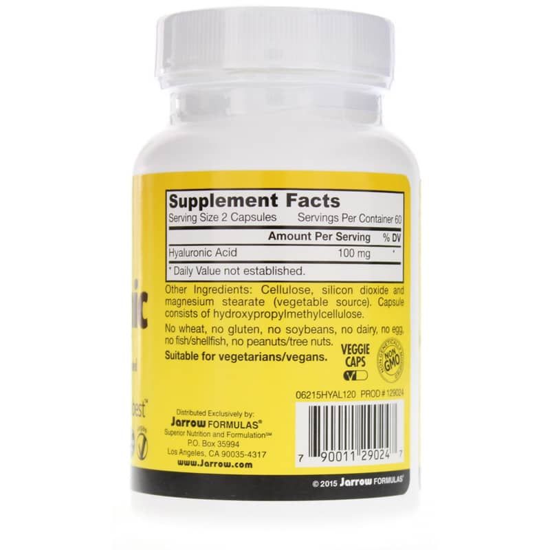 Hyaluronic Acid, 120 Veg Capsules | Гиалуроновая кислота, 120 вегетерианских капсул