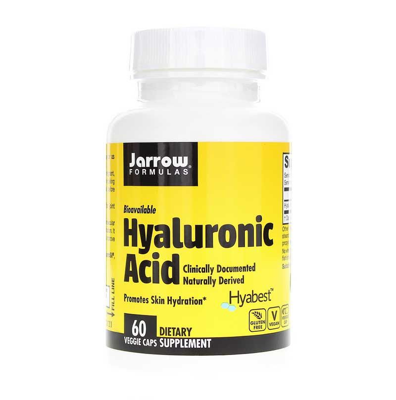 Hyaluronic Acid, 60 Veg Capsules | Гиалуроновая кислота, 60 вегетерианских капсул