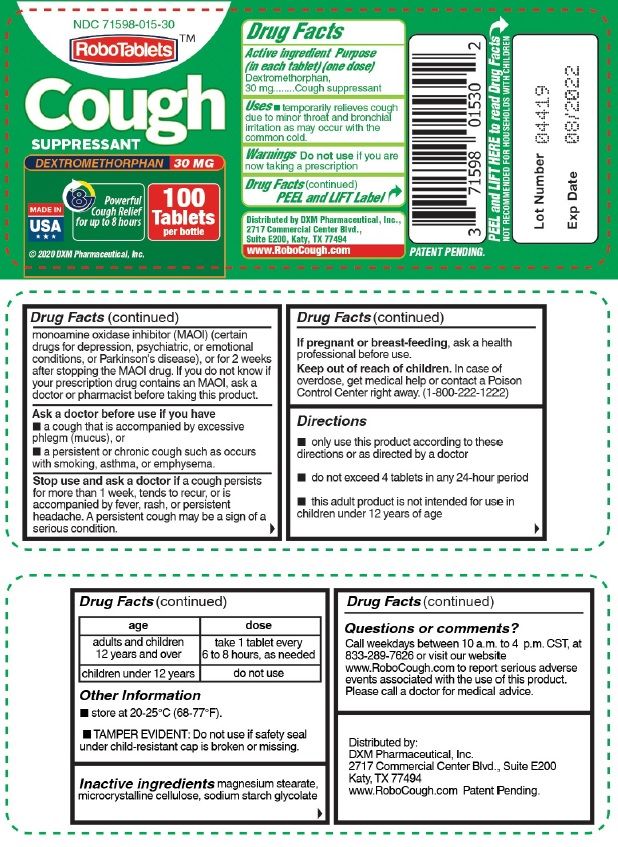 RoboTablets, Dextromethorphan (декстрометорфан) 30 мг 100 таблеток