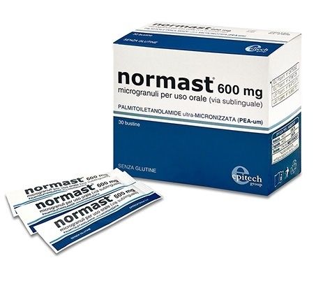 Normast / Нормаст Пальмитоилэтаноламид (ПЭА/PEA) 600 мг, ультрамикронизированный ПЭА, 30 саше (сухие гранулы)