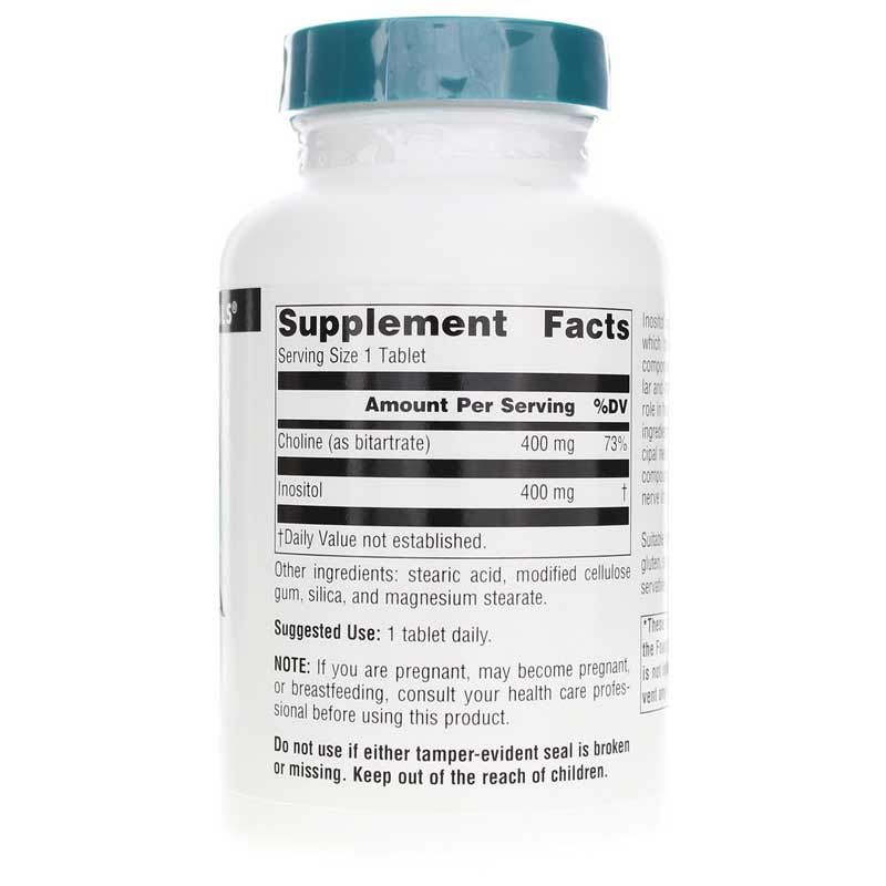 Inositol &amp; Choline 800 Mg, 100 Tablets | Инозитол и холин 800 мг, 100 таблеток