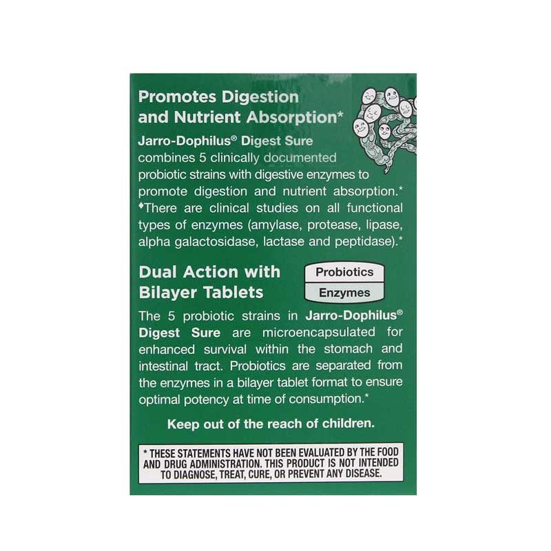 Jarro-Dophilus Digest Sure Probiotic | Пробиотик jarro-dophilus digest sure
