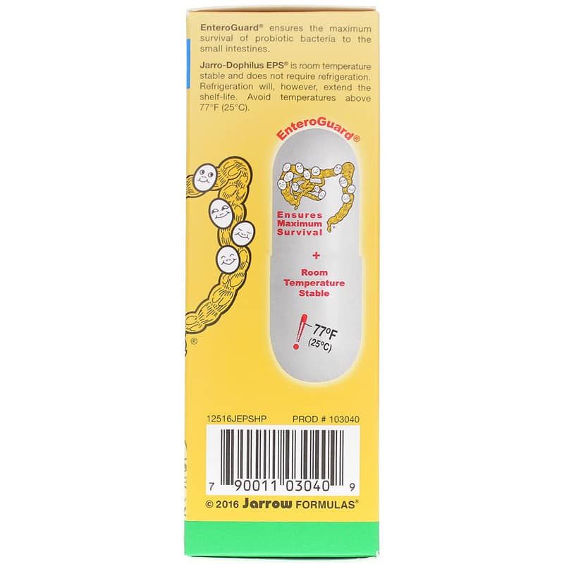 Jarro-Dophilus EPS Higher Potency, 30 Veg Capsules | Джарро-дофилус EPS более высокая потенция, 30 вегетерианских капсул