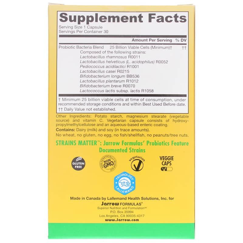 Jarro-Dophilus EPS Higher Potency, 30 Veg Capsules | Джарро-дофилус EPS более высокая потенция, 30 вегетерианских капсул