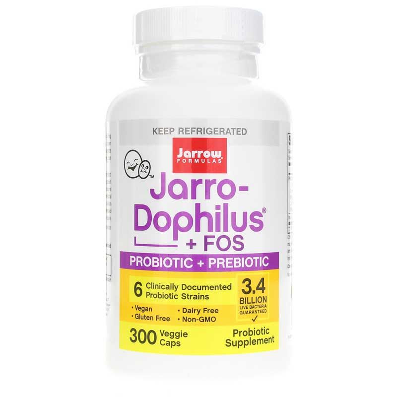 Jarro-Dophilus + FOS 3.4 Billion, 300 Capsules | Джарро-дофілус і ФОС 3,4 млрд., 300 капсул