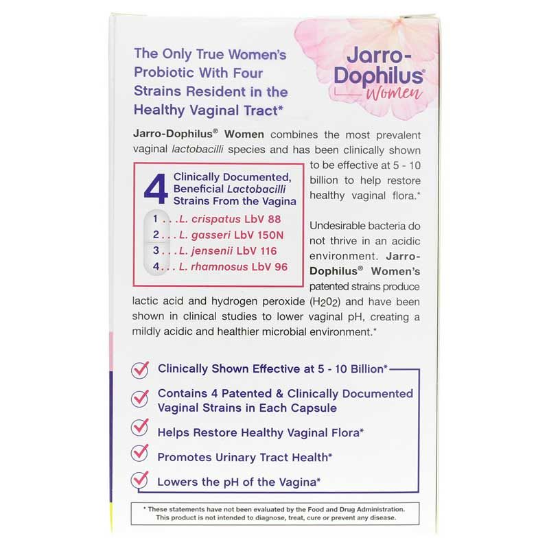 Jarro-Dophilus Women 10 Billion, 60 Enteric Coated Veg Capsules | Джарро-дофилус женский 10 миллиардов, 60 Энтеральное покрытие вегетерианских капсул