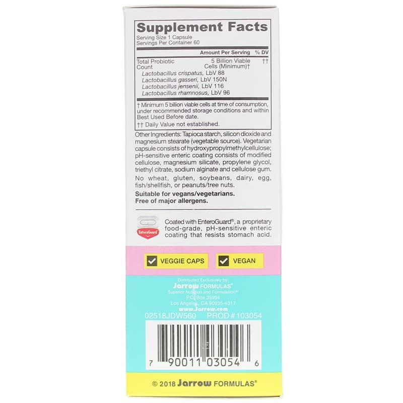 Jarro-Dophilus Women 5 Billion Shelf Stable, 60 Enteric Coated Veg Capsules | Jarro-dophilus women 5 billion shelf stable, 60 Энтеральное покрытие вегетерианских капсул
