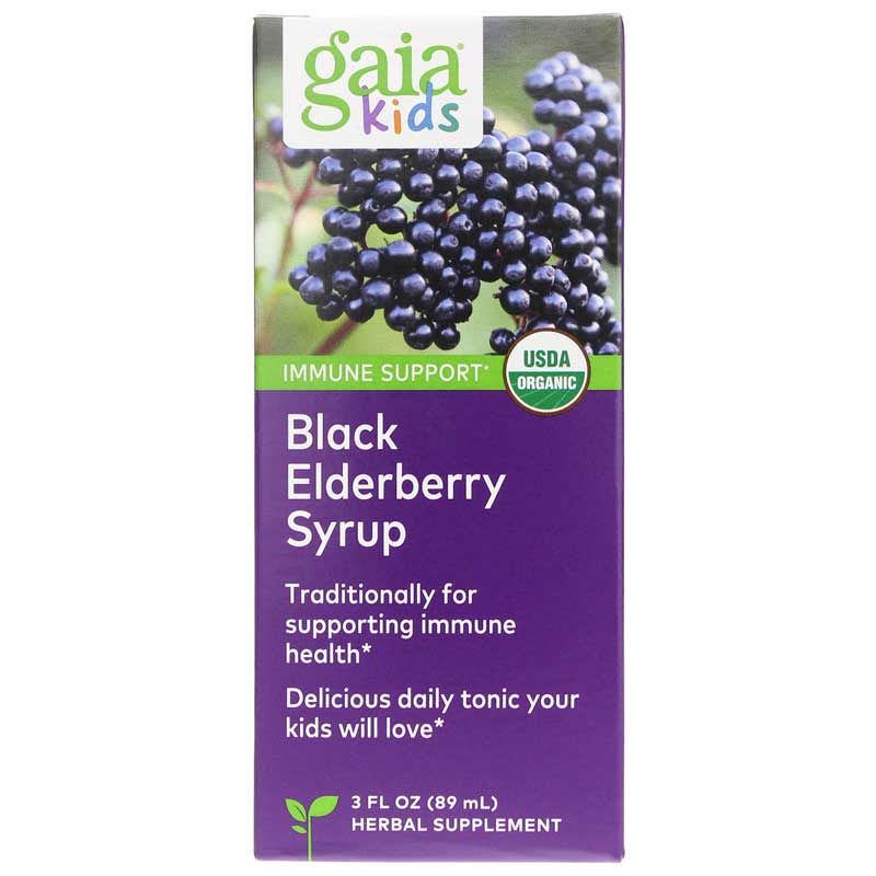 Kids Black Elderberry Syrup Alcohol-Free | Детский сироп черной бузины без алкоголя