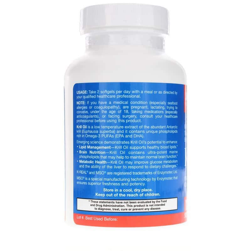 Krill Oil 1200 Mg, 120 Softgels | Масло криля 1200 мг, 120 гелевых капсул