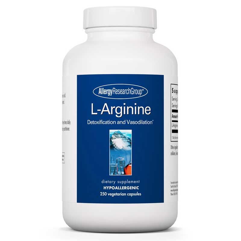 L-Arginine 500 Mg, 250 Veg Capsules | L-аргінін 500 мг, 250 вегетеріанських капсул
