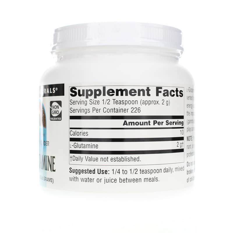 L-Glutamine Free-Form Powder, 16 Oz | Порошок L-глютамина в свободной форме, 16 унций