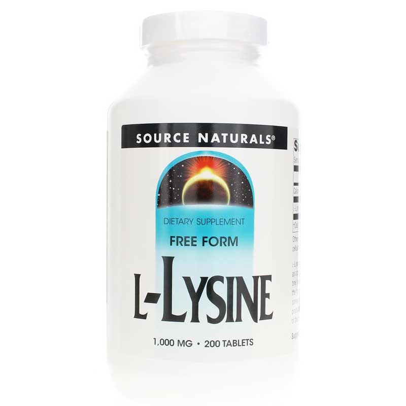 L-Lysine 1000 Mg, 200 Tablets | L-лізин 1000 мг, 200 таблеток