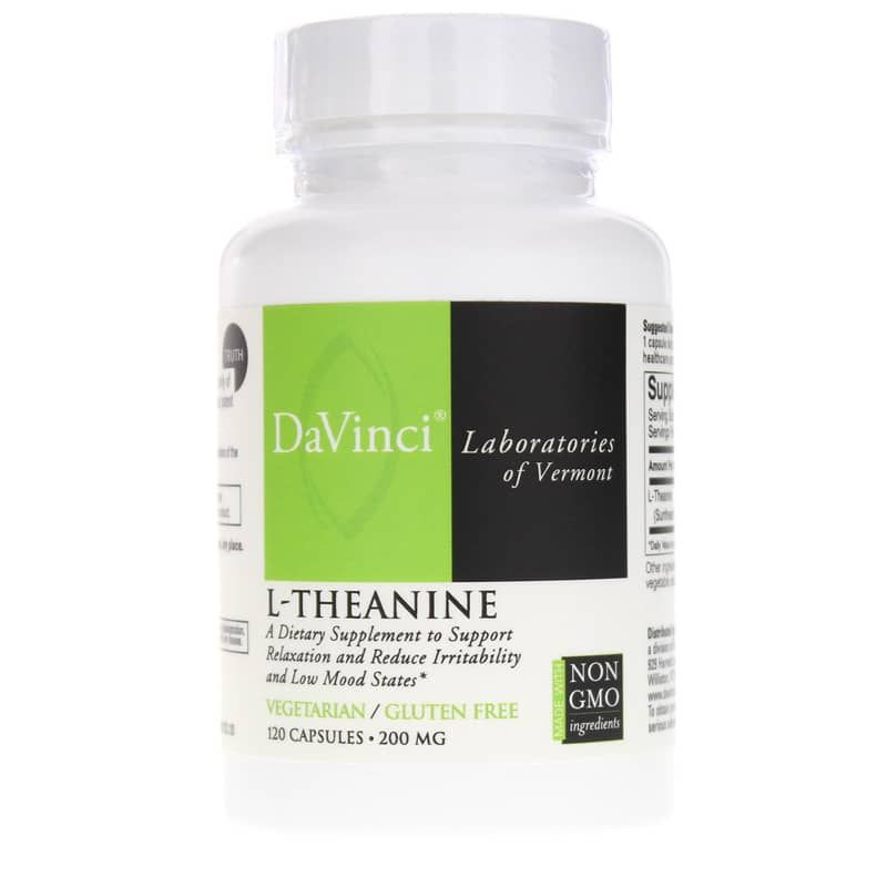L-Theanine 200 Mg, 120 Veg Capsules | L-теанин 200 мг, 120 вегетерианских капсул