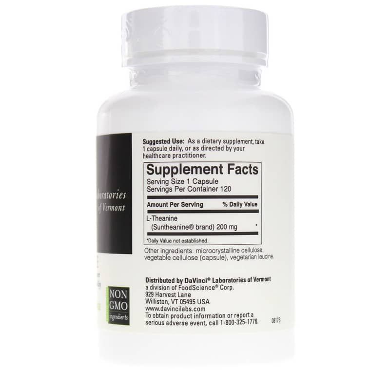 L-Theanine 200 Mg, 120 Veg Capsules | L-теанин 200 мг, 120 вегетерианских капсул