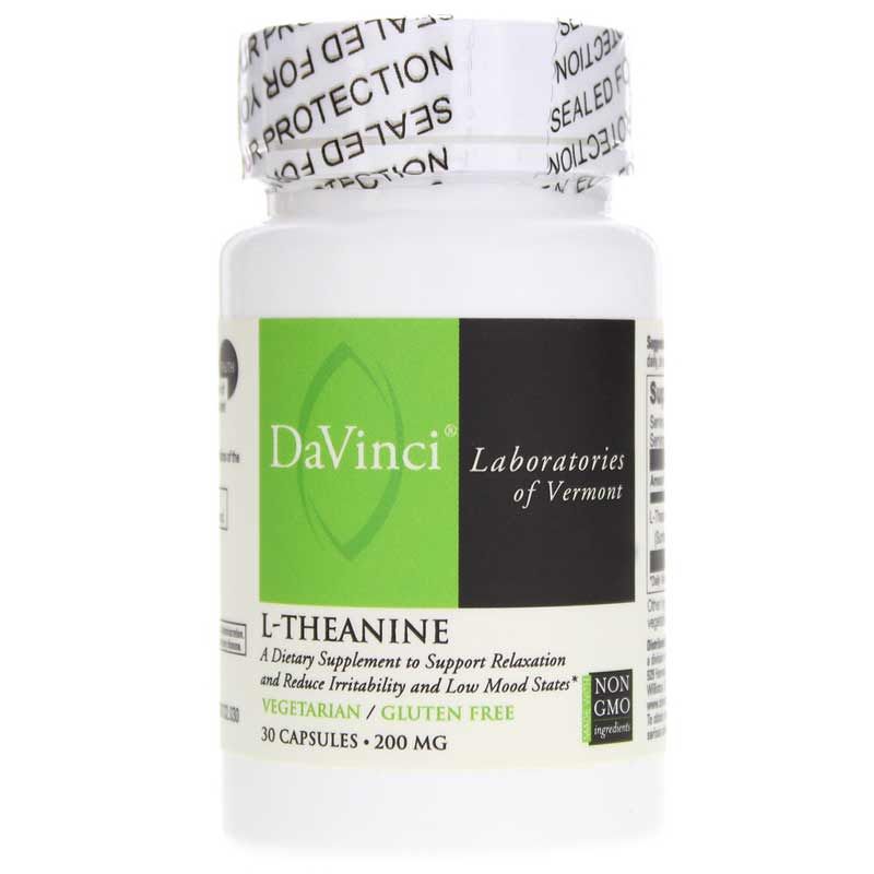 L-Theanine 200 Mg, 30 Veg Capsules | L-теанин 200 мг, 30 вегетерианских капсул