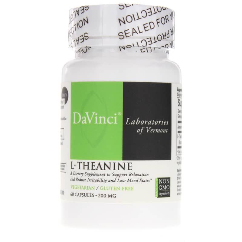 L-Theanine 200 Mg, 60 Veg Capsules | L-теанин 200 мг, 60 вегетерианских капсул